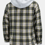 Plaid Hooded Shirt