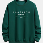 NY Brooklyn Print Relax Fit Sweatshirt