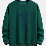 Silly Cowboy Goose Print Relax Fit Sweatshirt