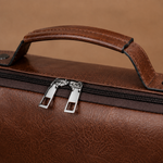 Classic Leather Messenger Bag