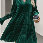 Vintage Velvet A-Line Dress