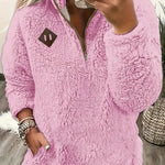 Ayla ��� Ultra-Soft High-Neck Fleece Pullover