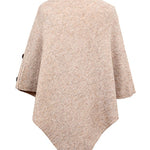 Casual 7 Colors High-Neck Sweater Cape