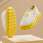 Warm Indoor Non-Slip Waterproof Soft Sole Padded Flat Shoes