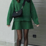 Knitted Two-Piece Skirt