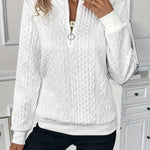 EMMA��� |  Elegant Quarter-Zip Sweater
