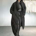 Thicken Solid Warm Irregularity Duck Down Coat