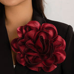 Flower Shape Solid Color Brooch Accessories