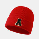 1pc Letter A-Z Warm Knit Beanie Hat