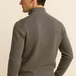 Leonardo Zip Cardigan Grey