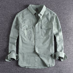 Alessandro Veneti Button-Front Cotton Shirt