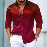 Alessandro Veneti Textured Gradient Dress Shirt