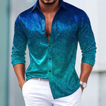 Alessandro Veneti Textured Gradient Dress Shirt