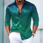 Alessandro Veneti Textured Gradient Dress Shirt