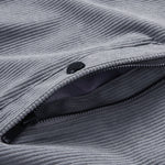 Teddy Lined Zip Up Corduroy Jacket