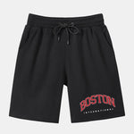Boston Print T-Shirt & Shorts