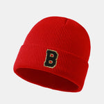 1pc Letter A-Z Warm Knit Beanie Hat