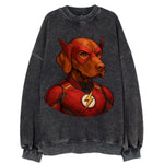 Vizsla Speed Hero  - Vintage Sweatshirt