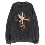 Dove and Cross  - Vintage Sweatshirt