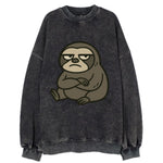 The Sloth Judging Silently - Vintage Sweatshirt