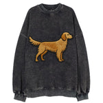 English Setter - Trendy feathered design - Vintage Sweatshirt