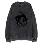 Gymnast mid-backflip rotation - Vintage Sweatshirt