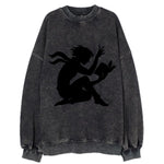 Reader lost in book moment - Vintage Sweatshirt