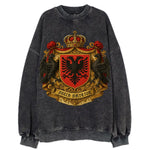 Albania Double Eagle Emblem  - Vintage Sweatshirt