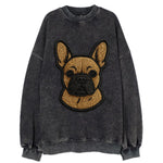 French Bulldog - Modern streetwear style - Vintage Sweatshirt
