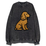 Cocker Spaniel - Contemporary spaniel de - Vintage Sweatshirt
