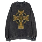 Celtic Cross  - Vintage Sweatshirt