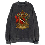 Trinidad Scarlet Ibis Emblem  - Vintage Sweatshirt
