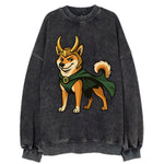 Shiba Inu Loki  - Vintage Sweatshirt