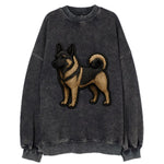 Norwegian Elkhound - Trendy Nordic desig - Vintage Sweatshirt