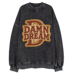 DAMN;DREAM BIG Motivational White Cap - Vintage Sweatshirt