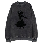 Belly dancer graceful gesture - Vintage Sweatshirt