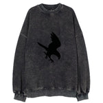 Hawk diving for prey - Vintage Sweatshirt