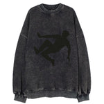Parkour athlete wall run - Vintage Sweatshirt