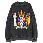 Coat Of Arms Of New Zealand - Vintage Sweatshirt