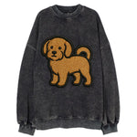Havanese - Contemporary small dog design - Vintage Sweatshirt