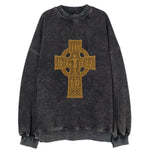 Monasterboice Cross - Vintage Sweatshirt