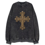 Victorian Cross  - Vintage Sweatshirt