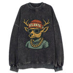 deer atlanta atl red us South - Vintage Sweatshirt