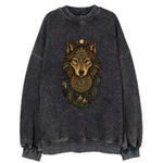 Tattoo Wolf Flash  - Vintage Sweatshirt