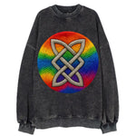 Celtic Shield Knot  - Vintage Sweatshirt