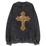 Baroque Cross  - Vintage Sweatshirt