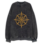 Compass Rose  - Vintage Sweatshirt