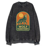 Wolf Territory Marking  - Vintage Sweatshirt