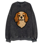 Cavalier King Charles Spaniel - Modern g - Vintage Sweatshirt