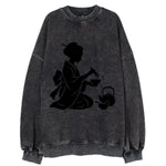 Geisha traditional tea ceremony - Vintage Sweatshirt